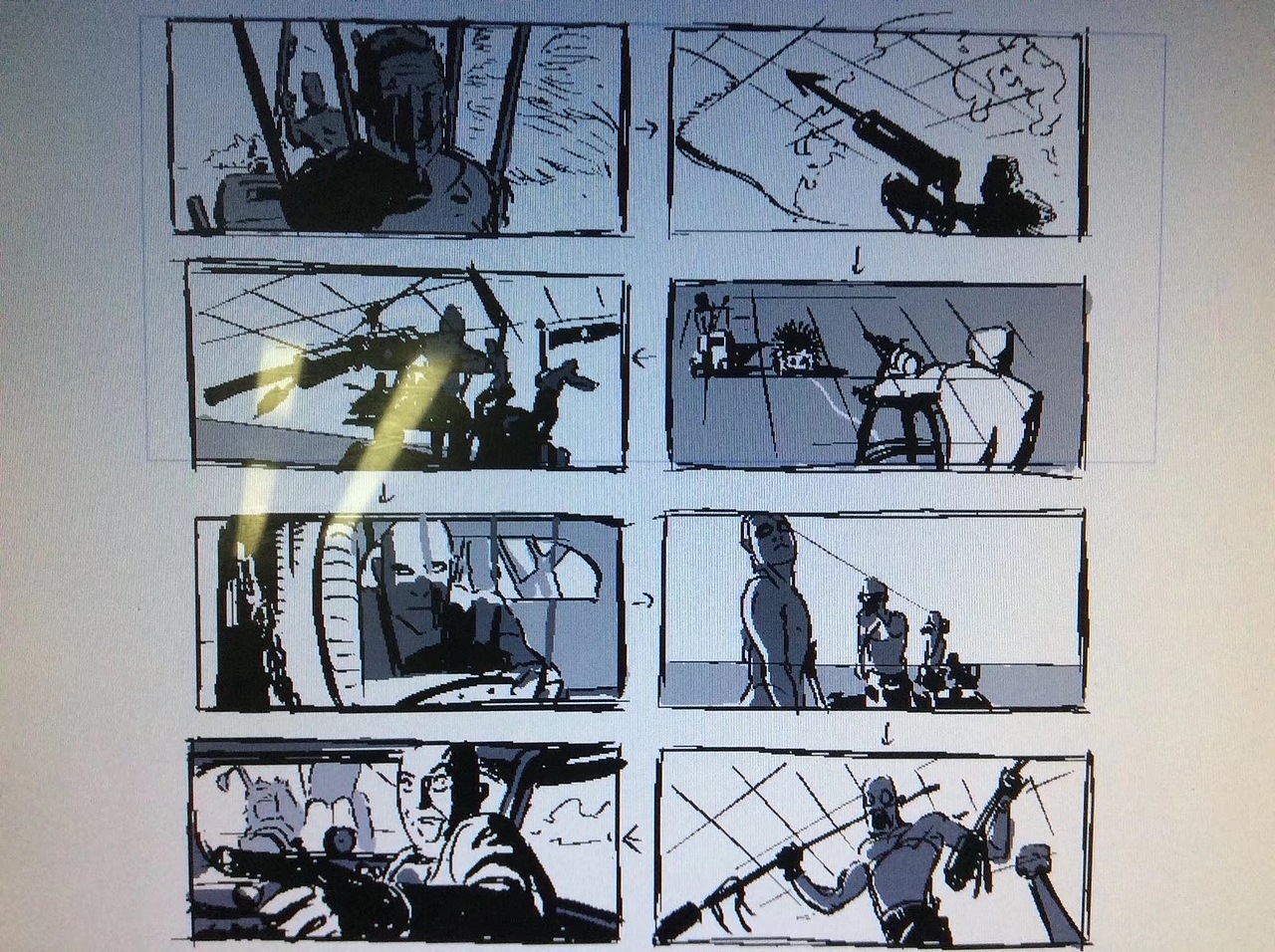 一些构图练习（图ZMjY4MjY5OTcy） - 单幅漫画 - 站酷设计师虫子904570607原创素材 - 站酷ZCOOL