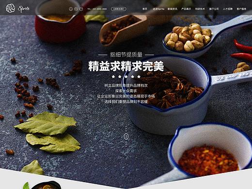 食品公司网站首页