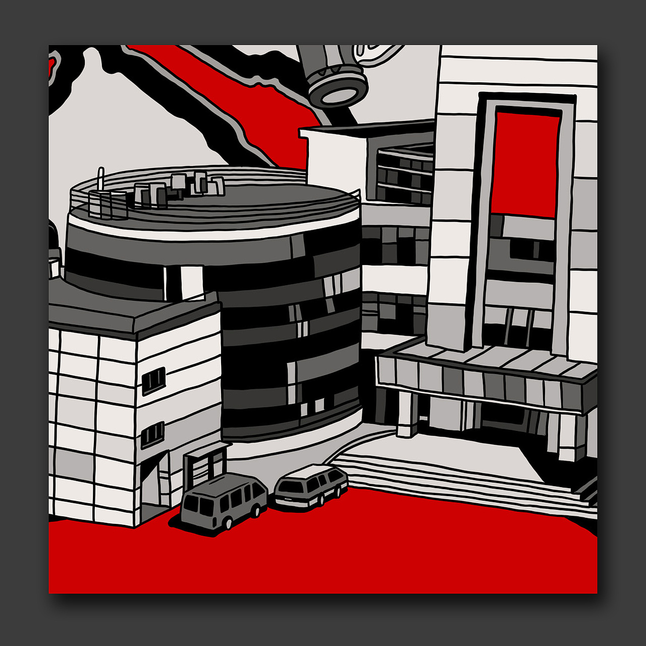 《白夜追凶》手绘海报（图ZOTYyNDYxNDg=） - 创作习作 - 站酷设计师CHOCO__原创素材 - 站酷ZCOOL