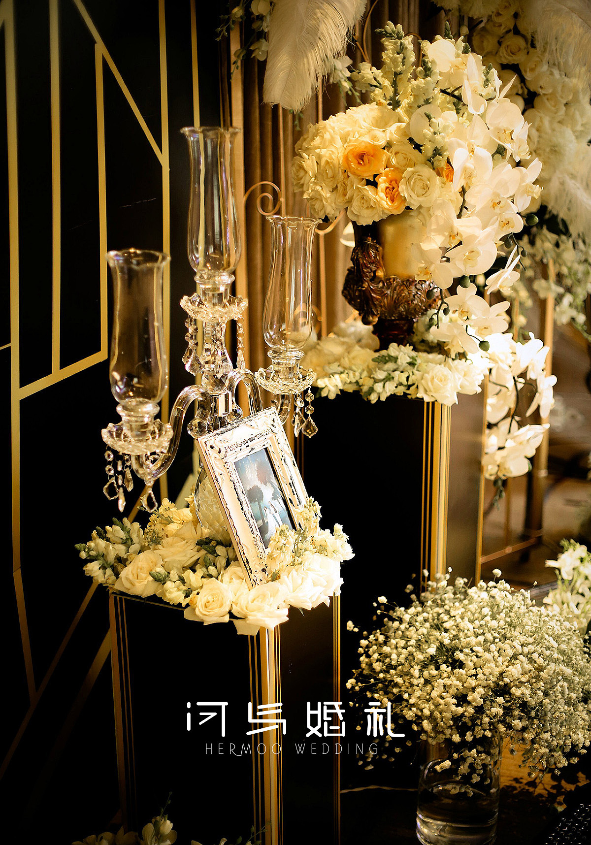 河马婚礼｜复古巴洛克婚礼（咖啡色＋金色＋白色）（图ZMTM3NDY4NjU2） - 人文/纪实摄影 - 站酷设计师河马婚礼原创素材 - 站酷ZCOOL