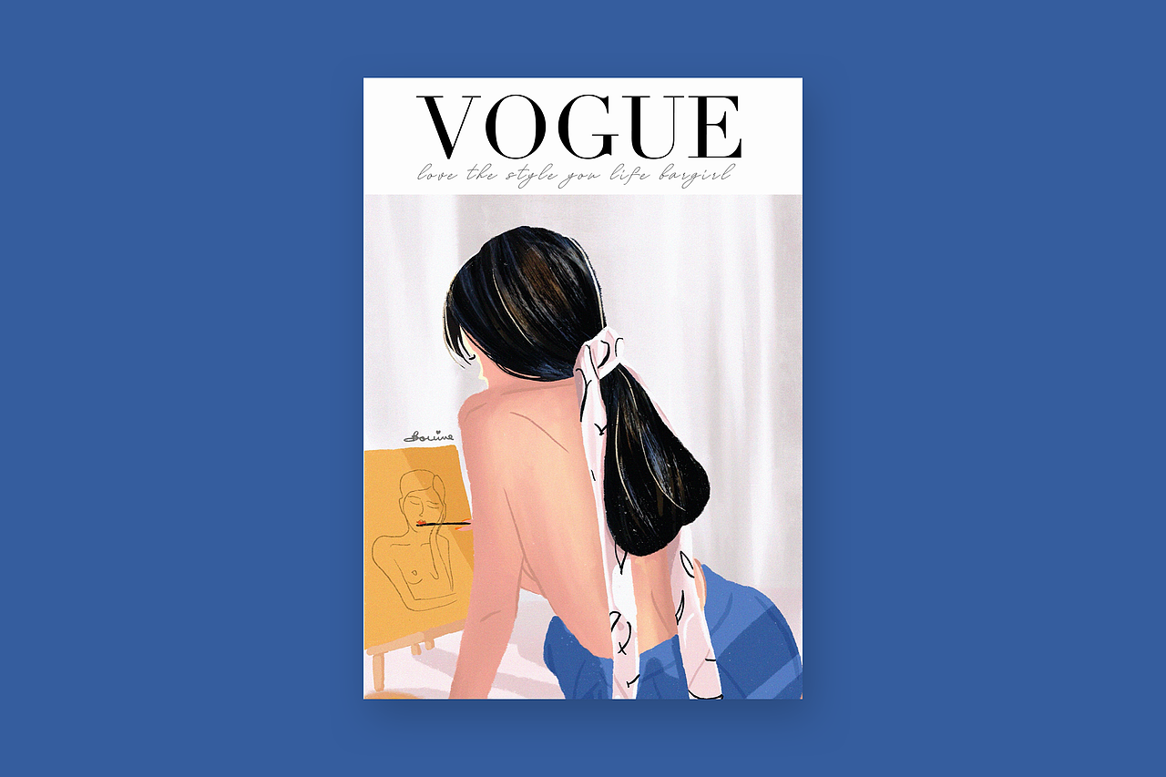 原创插画|时尚girls