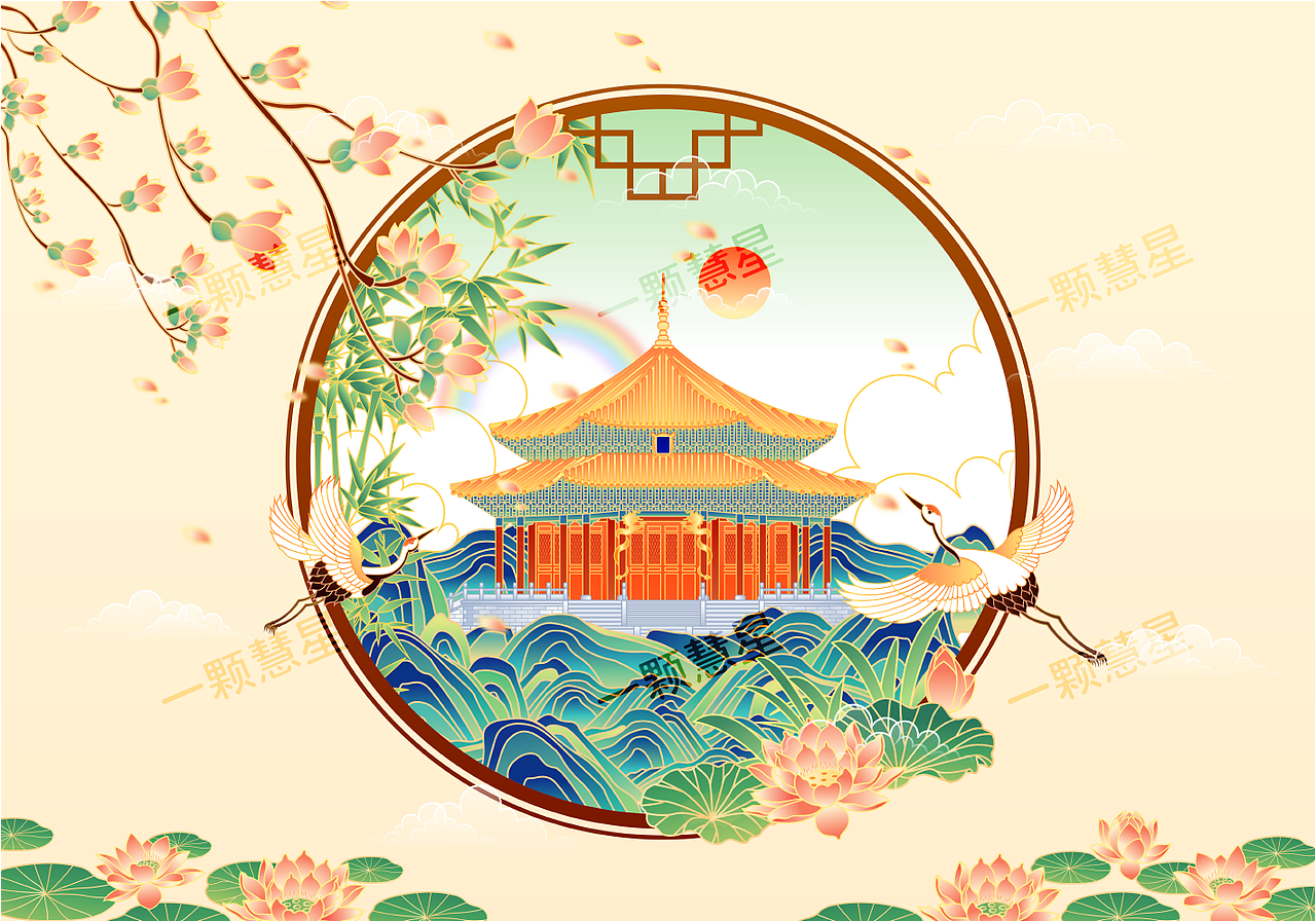 中国各地城市地标建筑矢量插画（图ZMjYxMTAzMzY4） - 商业插画 - 站酷设计师晚风在画画原创素材 - 站酷ZCOOL