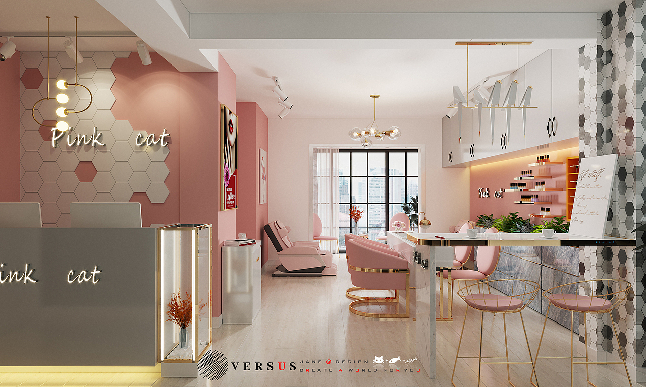 『Pink · cat 』（图ZMTEyMzAzMTky） - 家装设计 - 站酷设计师JANE______原创素材 - 站酷ZCOOL