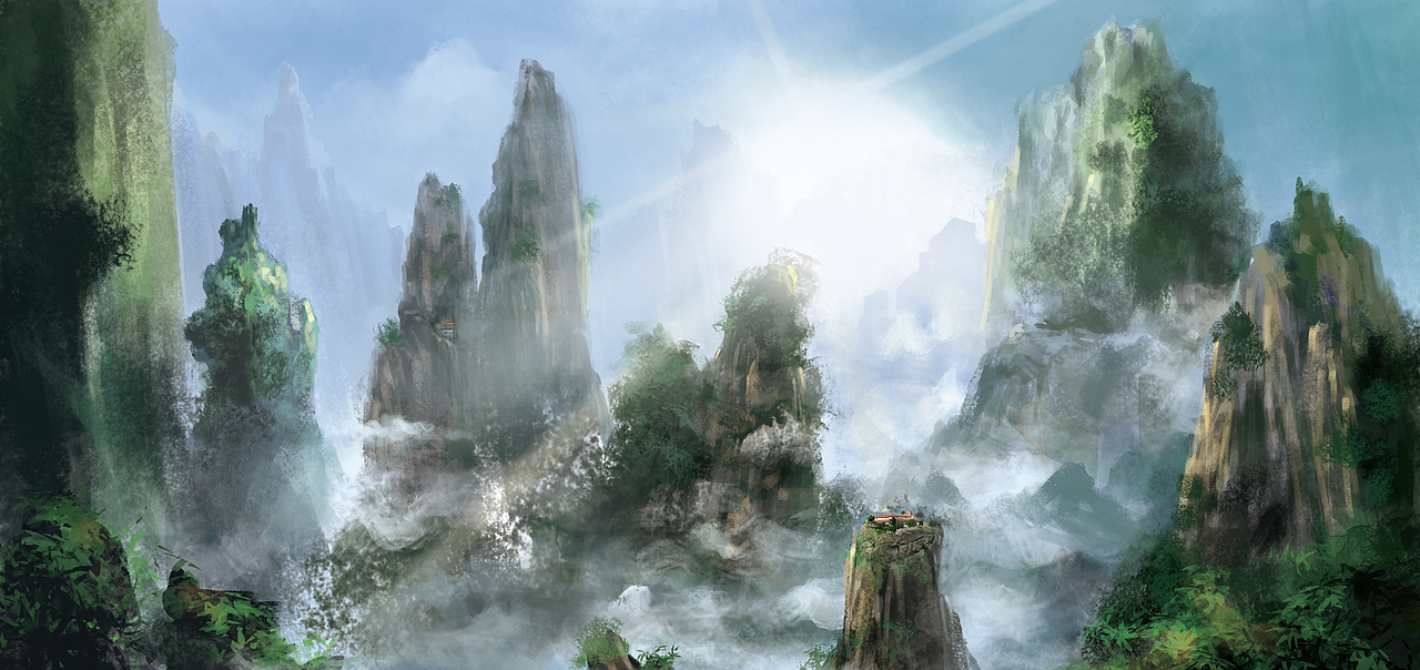 場景氣氛圖（圖ZMzA2OTI4MDE2） - 概念設(shè)定 - 站酷設(shè)計師迷你可宋原創(chuàng)素材 - 站酷ZCOOL