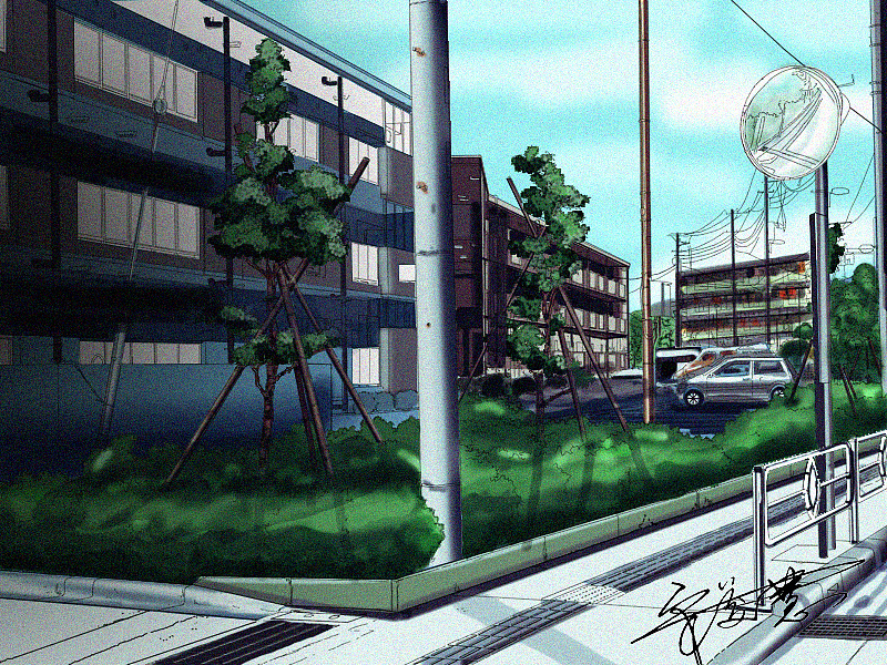 手绘场景|动漫|动画片|鸡条 - 原创作品 - 站酷 (zcool)