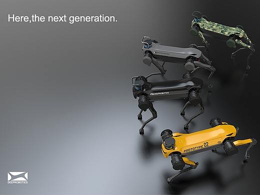 云深处“绝影”四足机器人