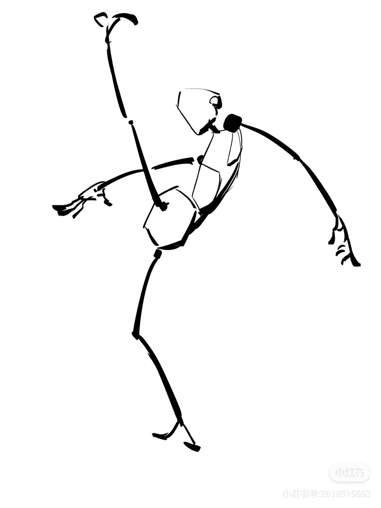 火柴人动态怎么画