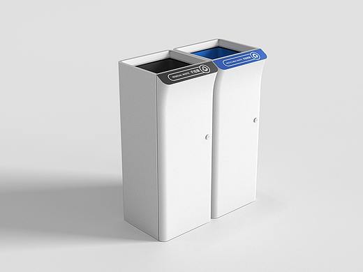 唐年酒店商业空间垃圾桶