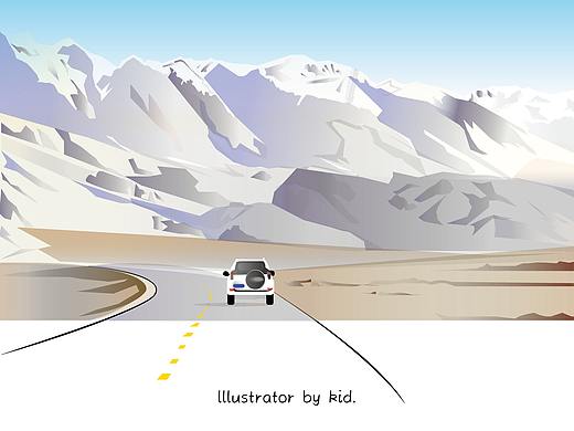 #鼠绘:新疆一景