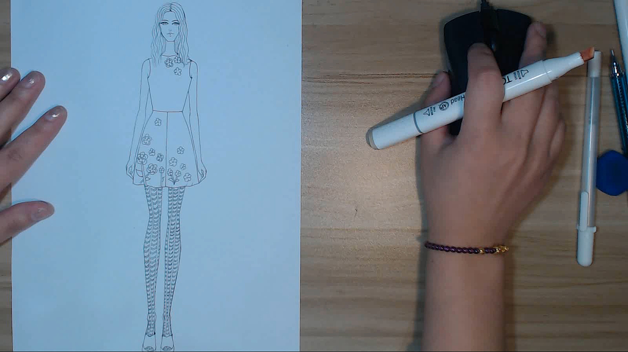 五官上色步骤流程分享