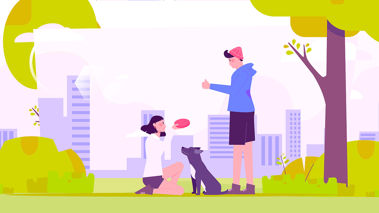 MG动画丨犬道宠物狗狗行为学习与管理社区（图ZMjE5NjA4MDA0） - Motion Graphic - 站酷设计师沃森映画原创素材 - 站酷ZCOOL