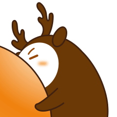 鹿小萌和鹿小贱gif表情动画