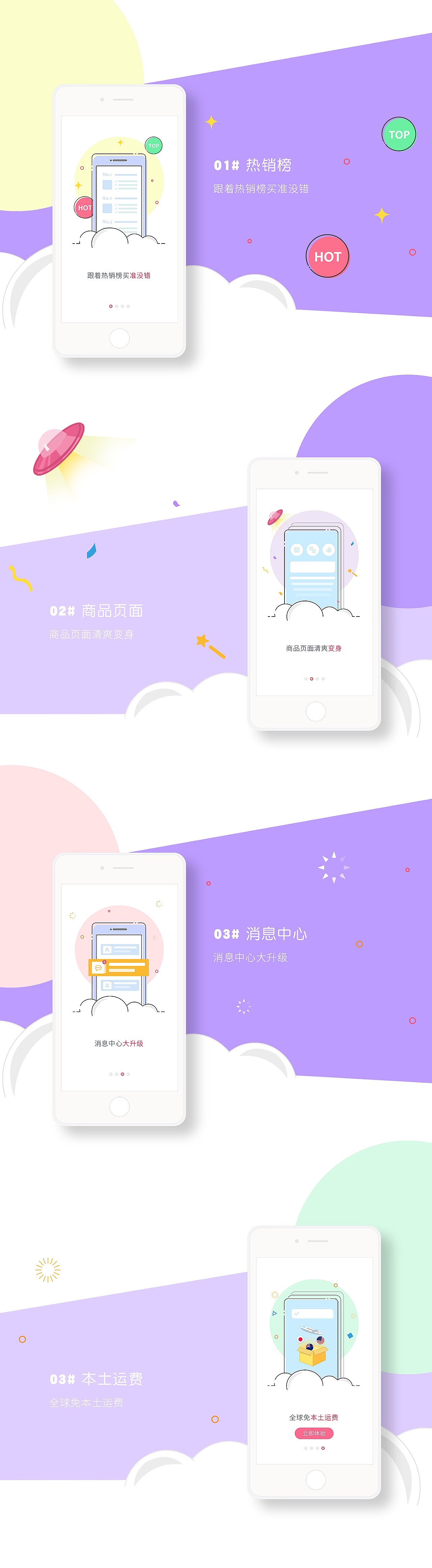 电商购物引导页（图ZMTIxMTc3NDY4） - APP界面 - 站酷设计师HUANGWEIDA原创素材 - 站酷ZCOOL