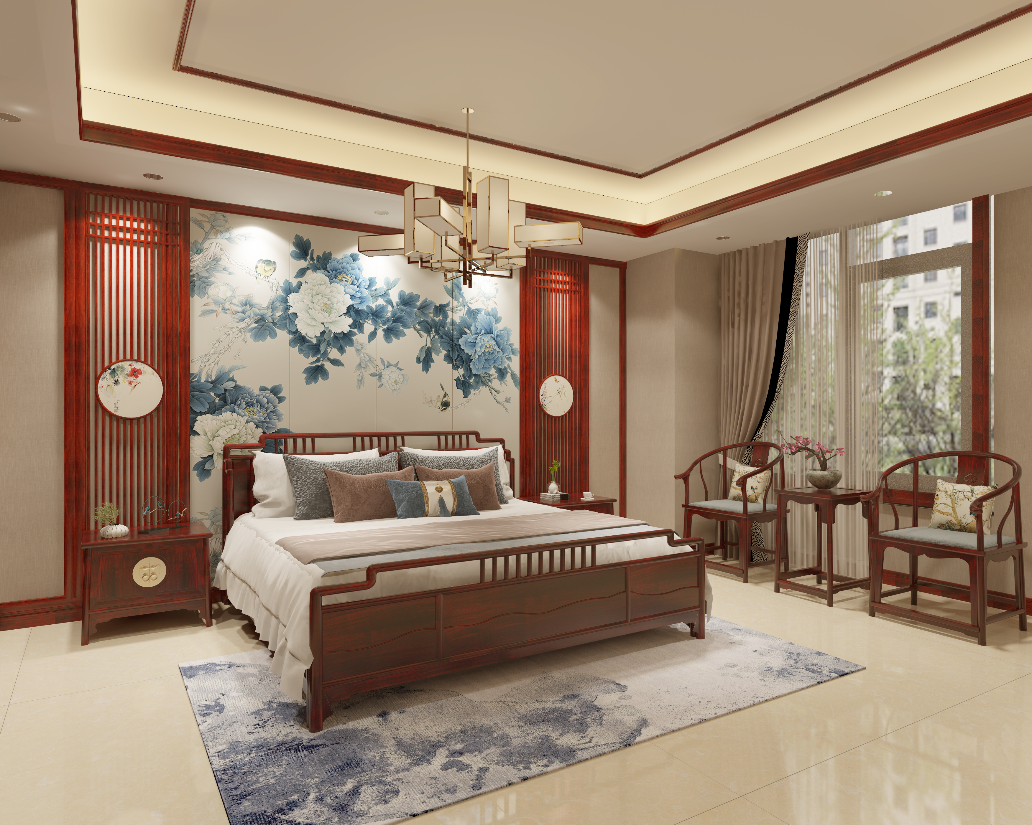 中式红木装修,最适合别墅的装修风格!