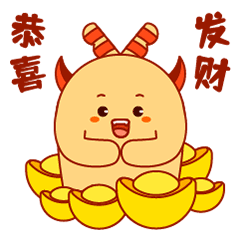 萌小乖新春贺岁表情包-已上架（图ZMjg2MzE5MTA0） - 创作习作 - 站酷设计师SY随缘原创素材 - 站酷ZCOOL