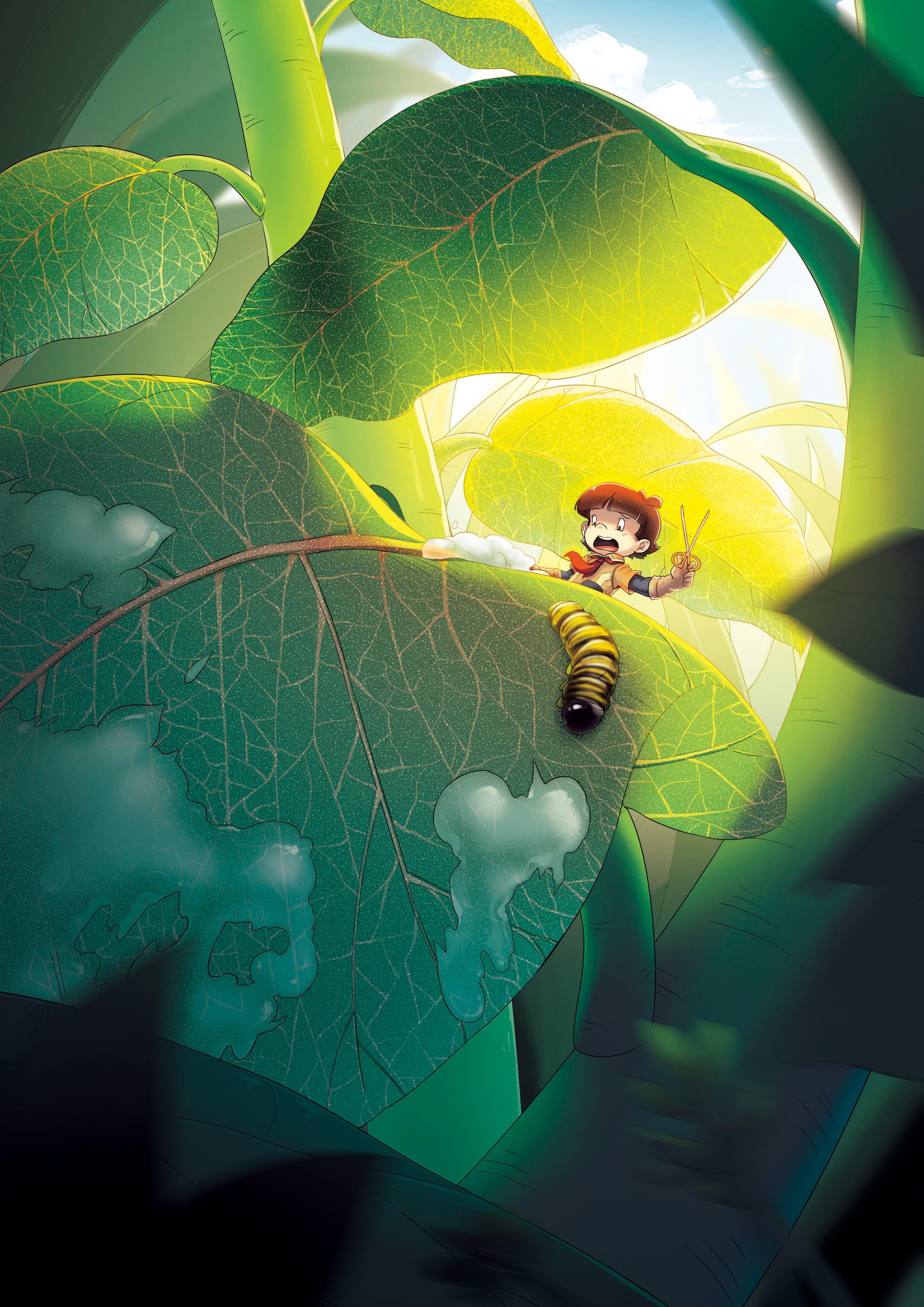 凯叔讲故事- 昆虫篇|插画|儿童插画|猫九插画 - 原创作品 - 站酷