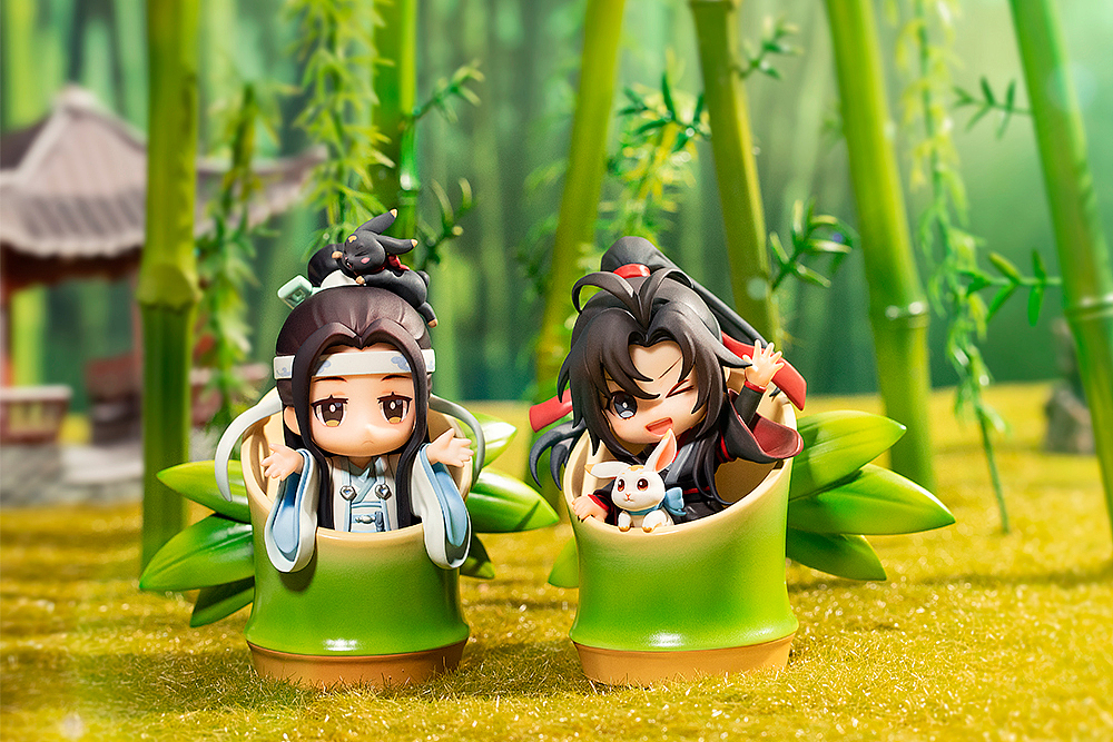 【魔道祖师】蓝忘机竹子林生日款 Q版手办（图ZMjQ3NzUxMDk2） - 产品摄影 - 站酷设计师大金毛爱挥手原创素材 - 站酷ZCOOL