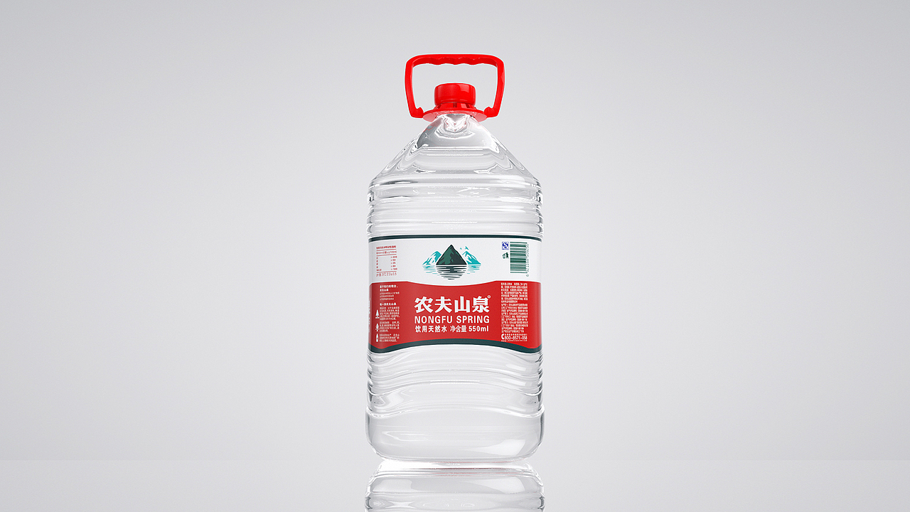 ydbm用C4D+oc渲染透明产品农夫山泉桶装矿泉水（图ZMjMwMzY0MjMy） - 产品 - 站酷设计师一点笔墨原创素材 - 站酷ZCOOL