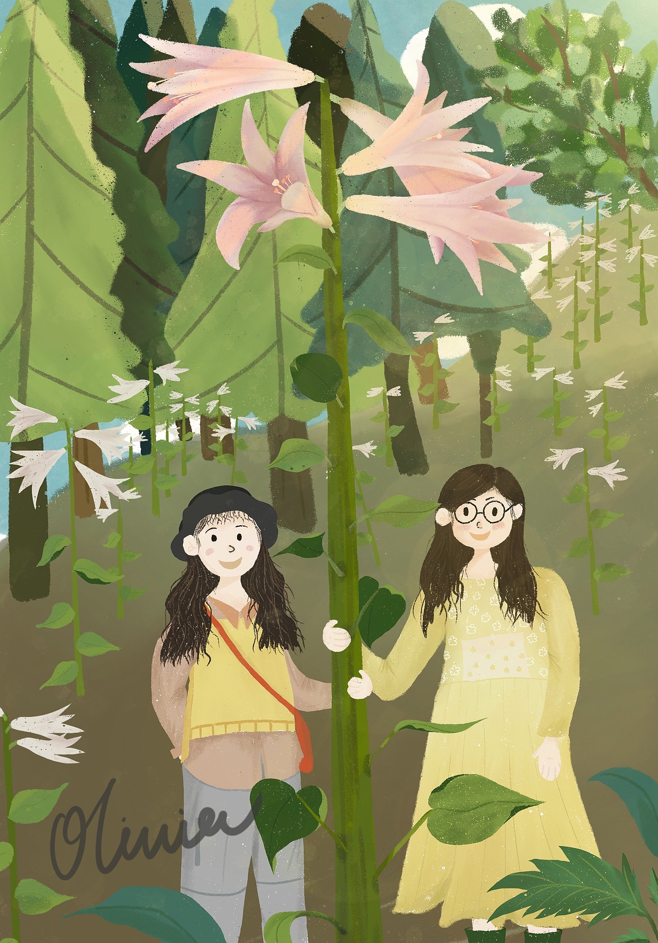 小森林故事1（图ZMjY3NjgwMjA4） - 儿童插画 - 站酷设计师豆腐斯基君原创素材 - 站酷ZCOOL