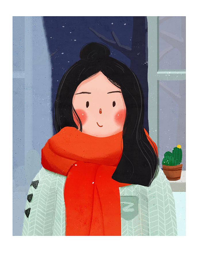 小白的插画练习01（图ZMTAyODgyOTQ0） - 创作习作 - 站酷设计师小鱼干57原创素材 - 站酷ZCOOL