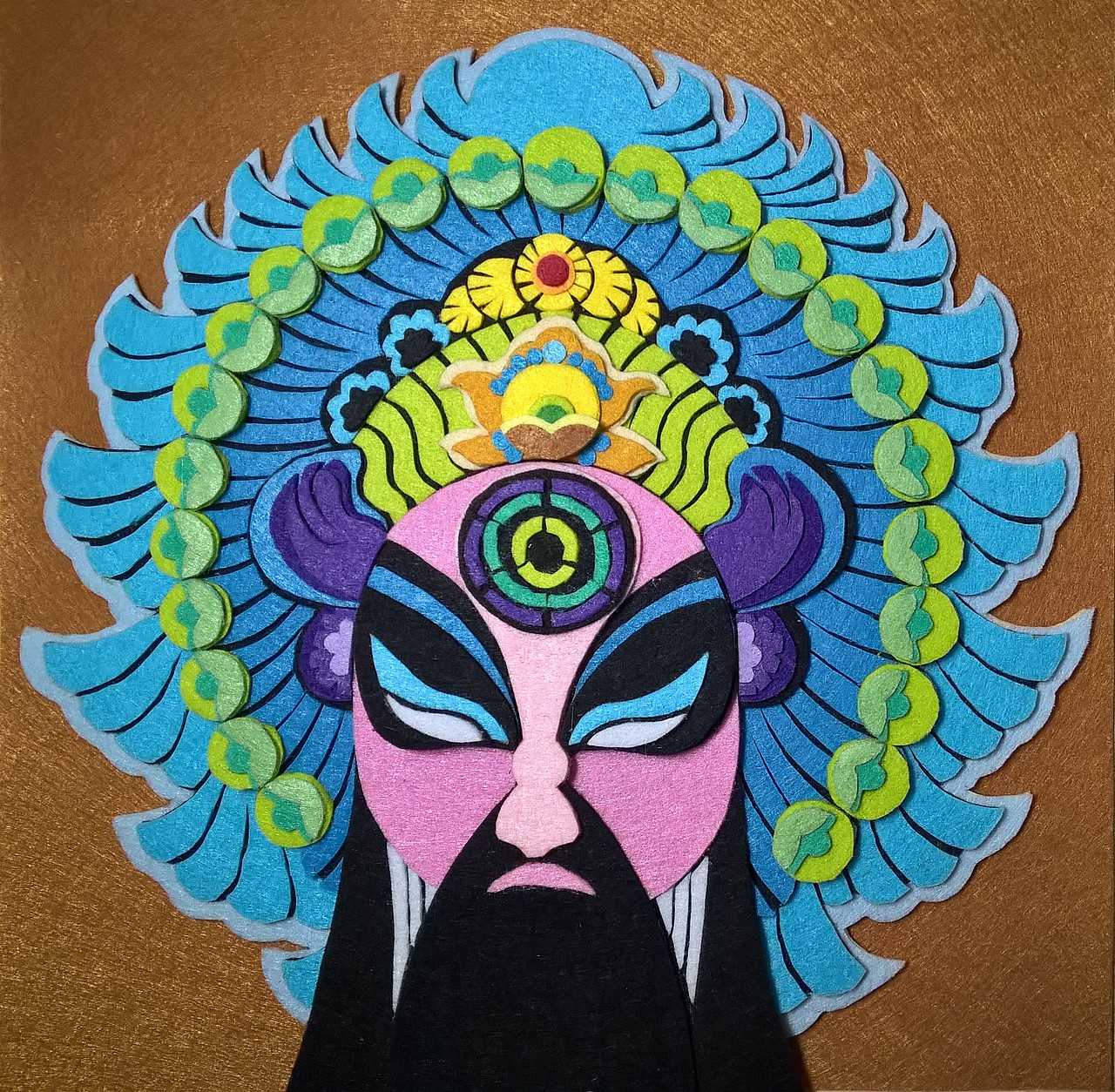 京剧脸谱（图ZMjE0NTE5MzQ0） - 其他手工艺 - 站酷设计师子藤呀原创素材 - 站酷ZCOOL