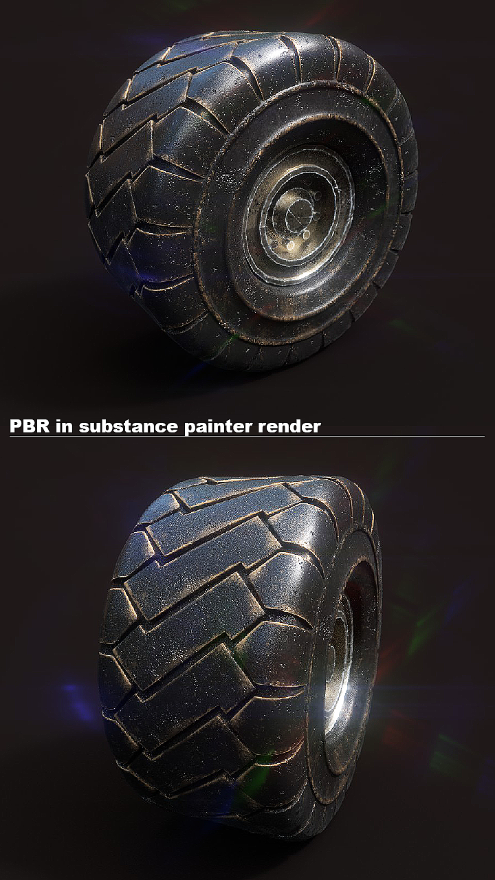 Substance_轮胎_PBR渲染（图ZMTUwNDAyMDk2） - 机械/交通 - 站酷设计师大脸笨猫原创素材 - 站酷ZCOOL