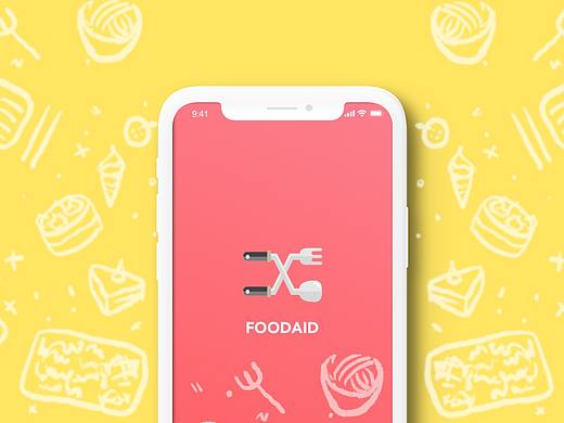 ‘Foodaid-吃什么’ 外卖美食类APP界面设计