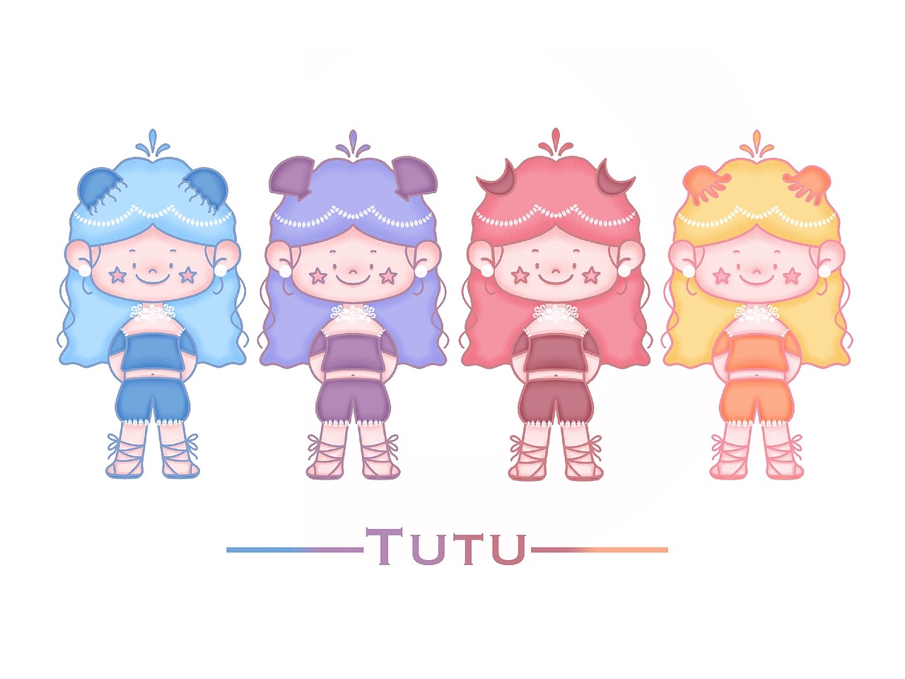 海洋公主（图ZMjM5OTI2NzQw） - 儿童插画 - 站酷设计师你好土土原创素材 - 站酷ZCOOL