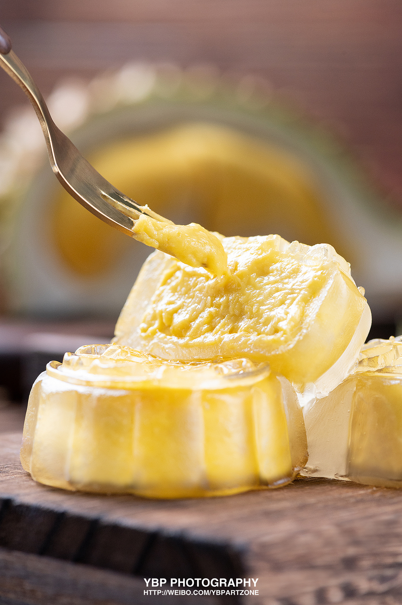 美食摄影猫山王榴莲水晶月饼xhoking