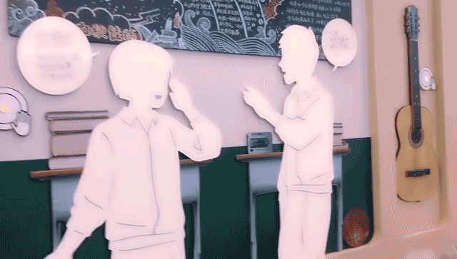 微粒贷-《心愿之路》线下地铁互动投影