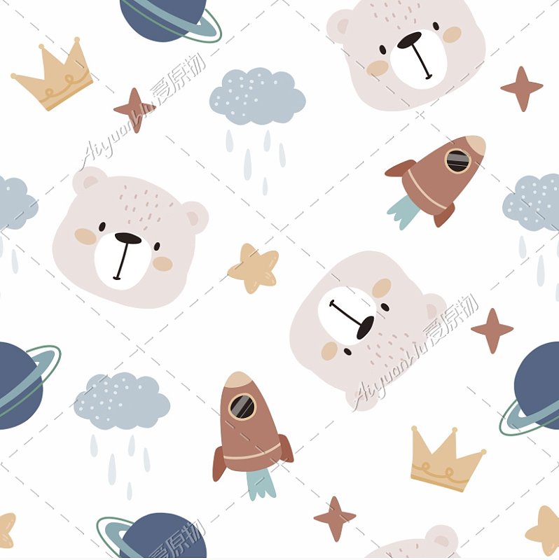 可爱小熊图案设计