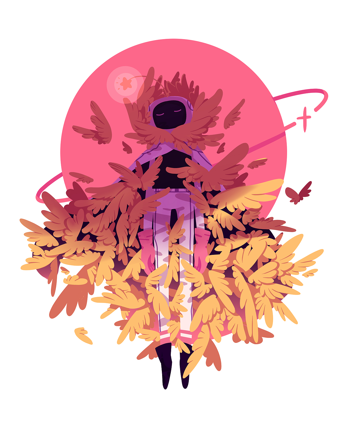 星星王子系列插画