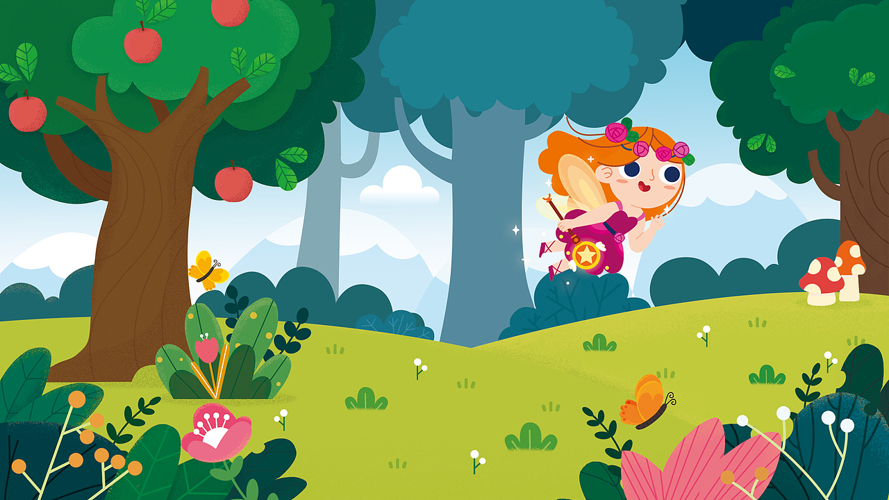 近一年做的一些教育类型项目的美术