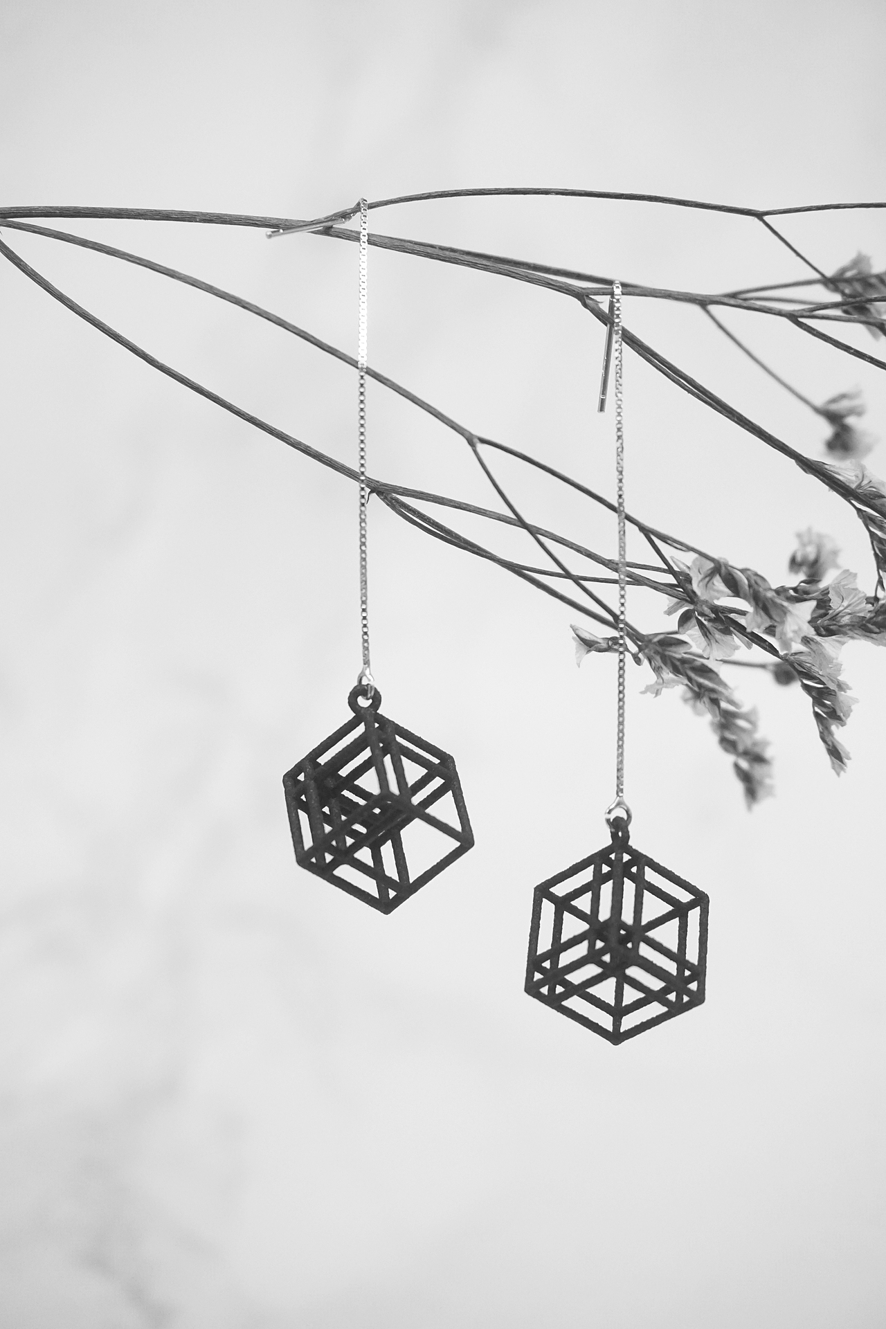 造么作品 | CUBE系列3D打印耳坠