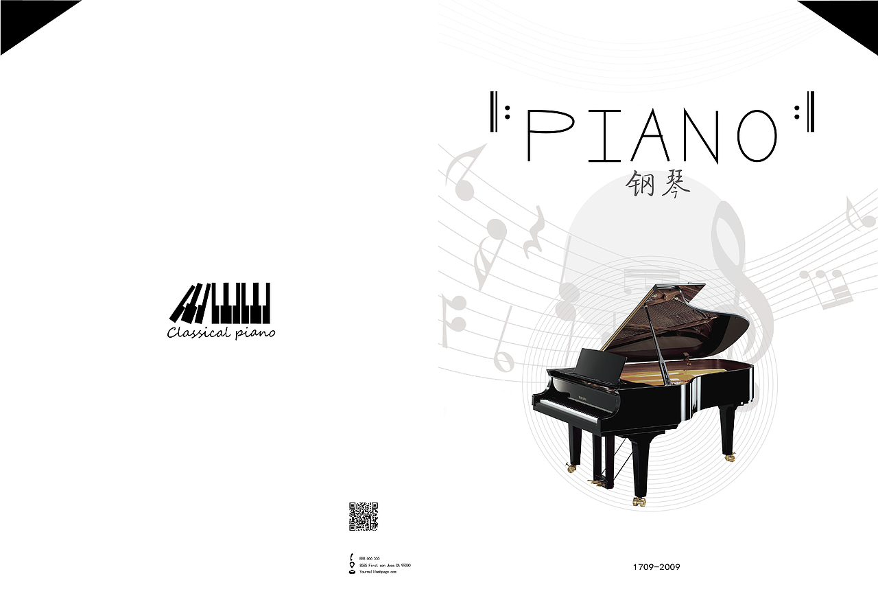 钢琴画册（图ZOTQzMDg0OTI=） - 书籍/画册 - 站酷设计师王堇小西早原创素材 - 站酷ZCOOL