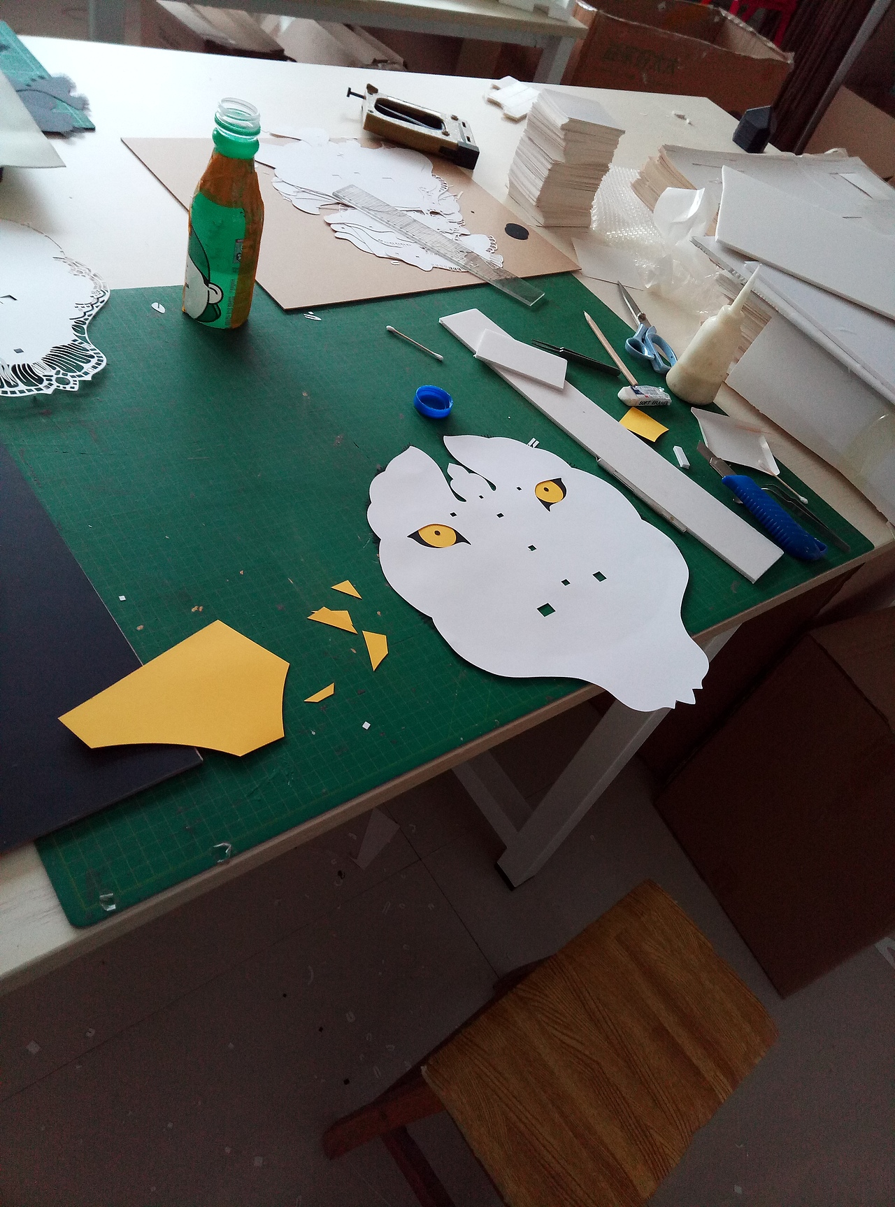 动物头纸雕（图ZMTExMzA4NzUy） - 工艺品设计 - 站酷设计师朱顺立原创素材 - 站酷ZCOOL