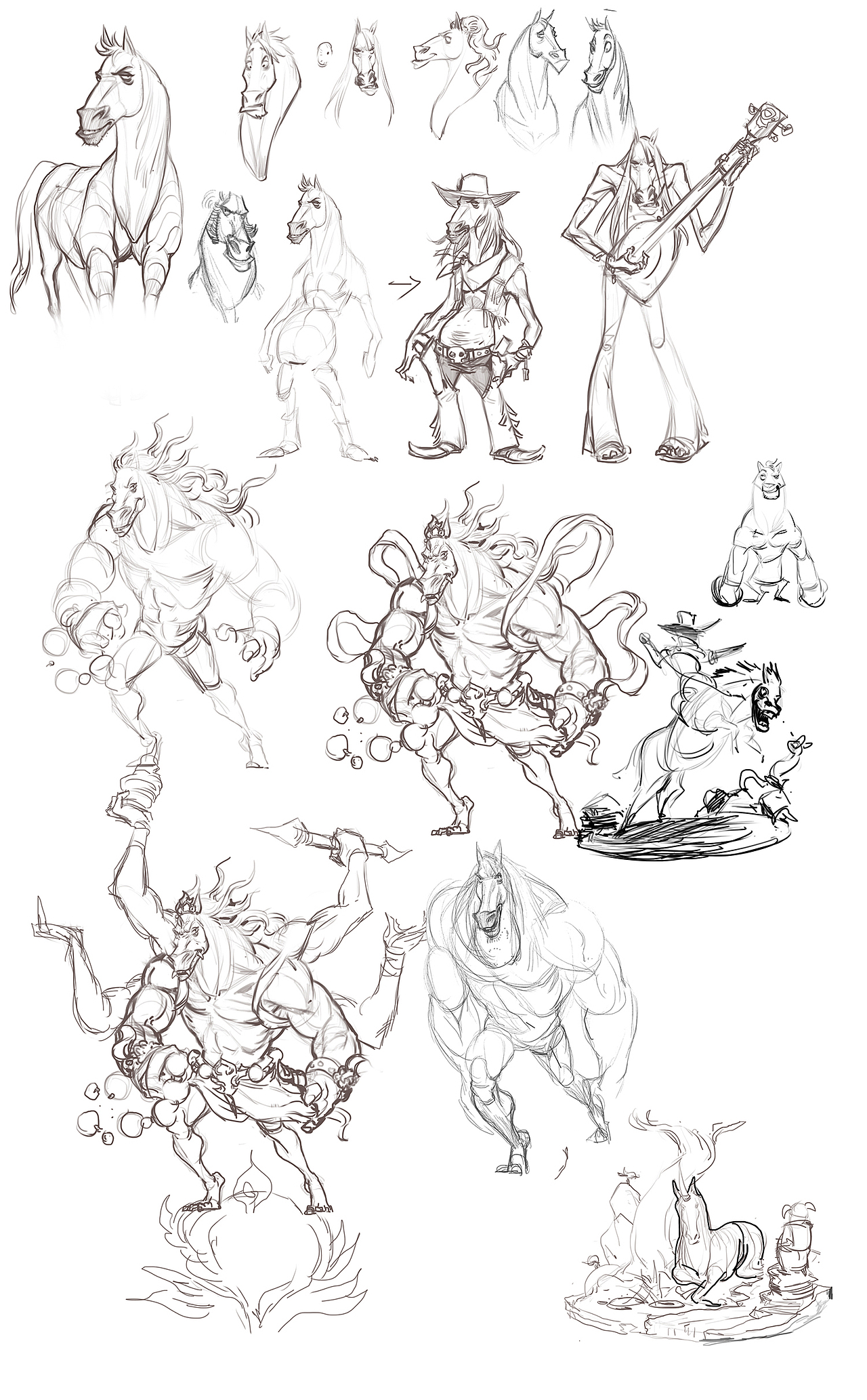 以往速写练习(一)