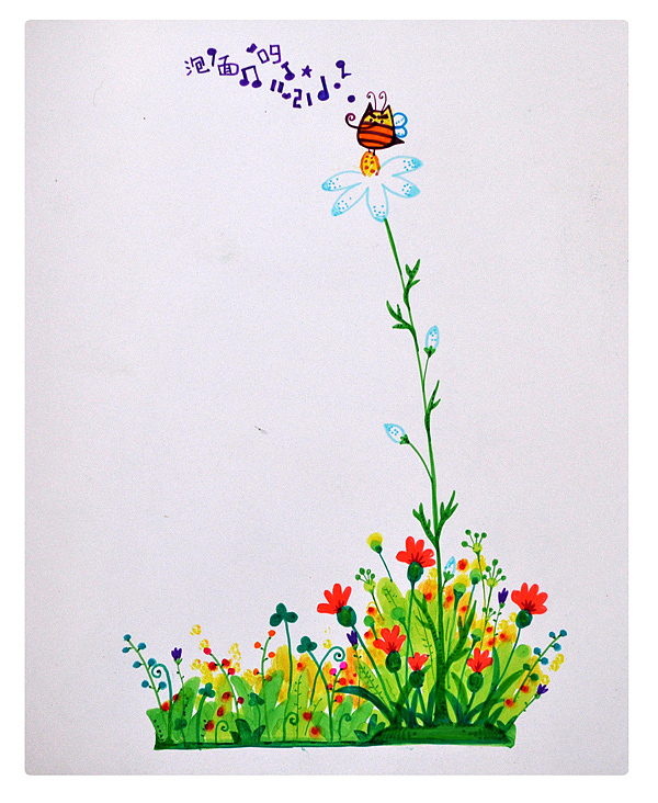 之前的水彩笔涂鸦本子～希望大家喜欢（图ZMTAwNjY5ODg=） - 创作习作 - 站酷设计师还是一碗泡面原创素材 - 站酷ZCOOL