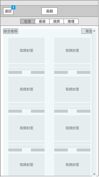 交互原型 AXURE RP 8 美剧方案