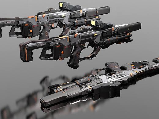 科幻突击步枪