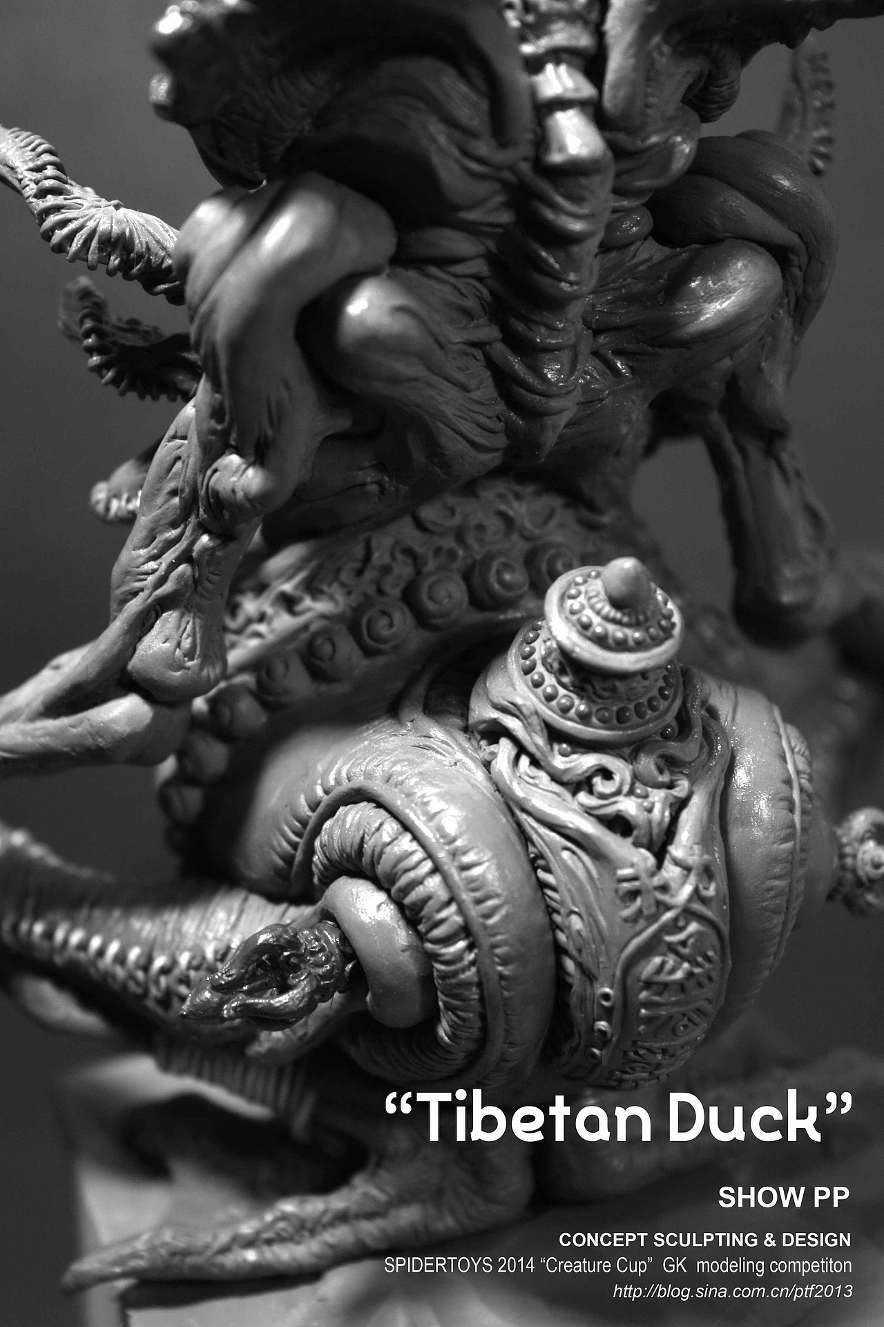 2014蜘蛛工房模型大赛 高级组 冠军——《Tibetan Duck》(图ZMjUwMDQ3MTY=) - 手办/模玩 - 站酷设计师熊屁屁原创素材 - 站酷ZCOOL