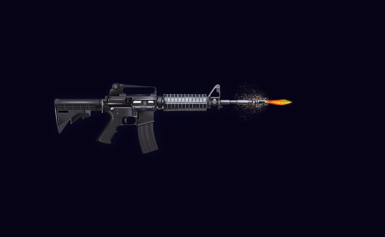 7.画上子弹和弹道！