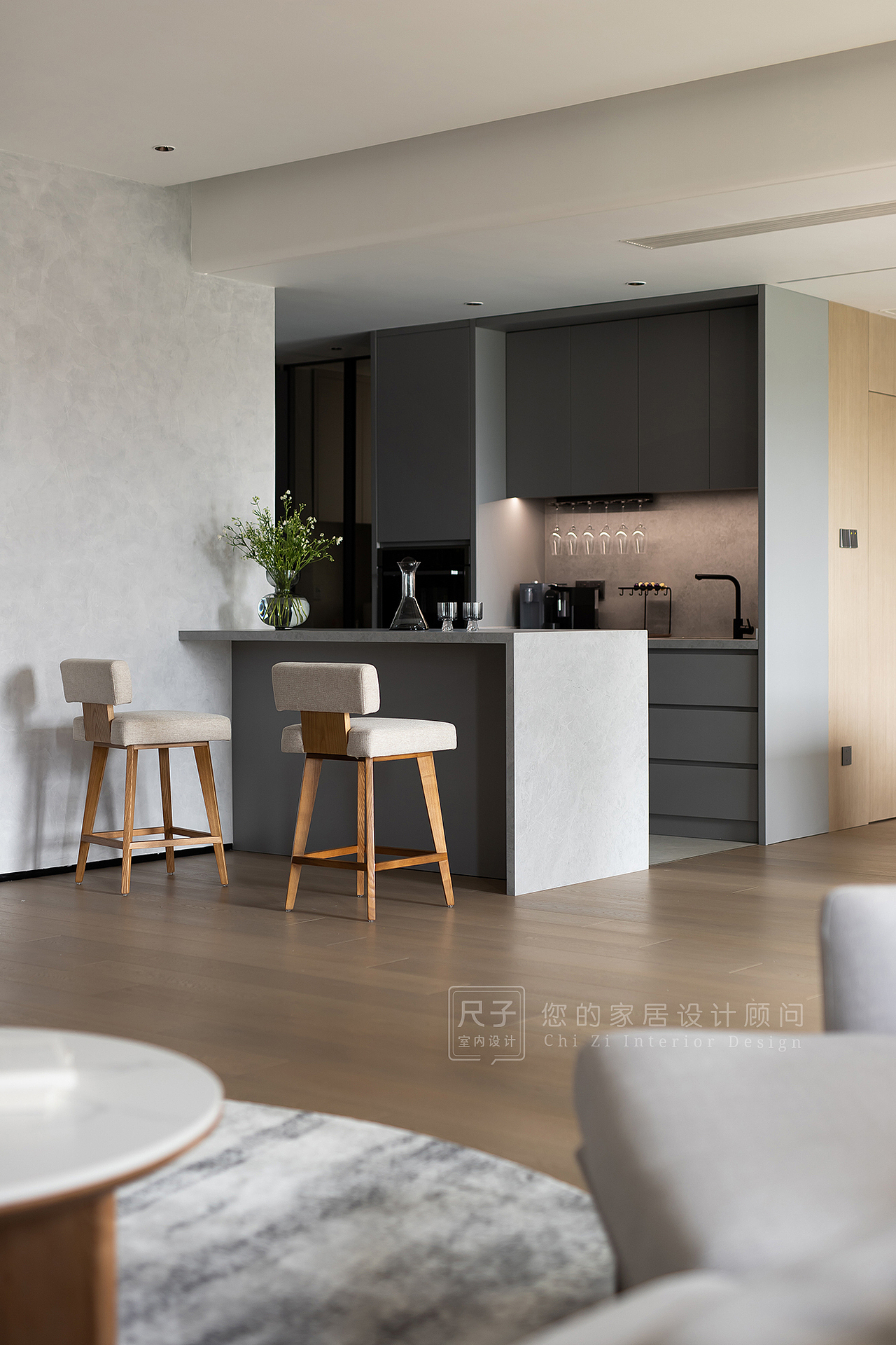 拆掉一间房，串联客餐厨，夫妻俩的家太舒适了（图ZMjY1MDYwNzI0） - 家装设计 - 站酷设计师深圳尺子室内设计原创素材 - 站酷ZCOOL