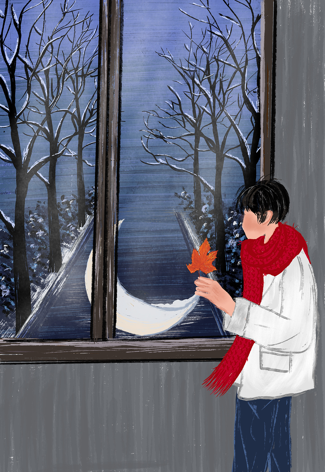 天冷了，记得添衣