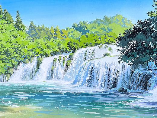 手绘｜风景的绘制