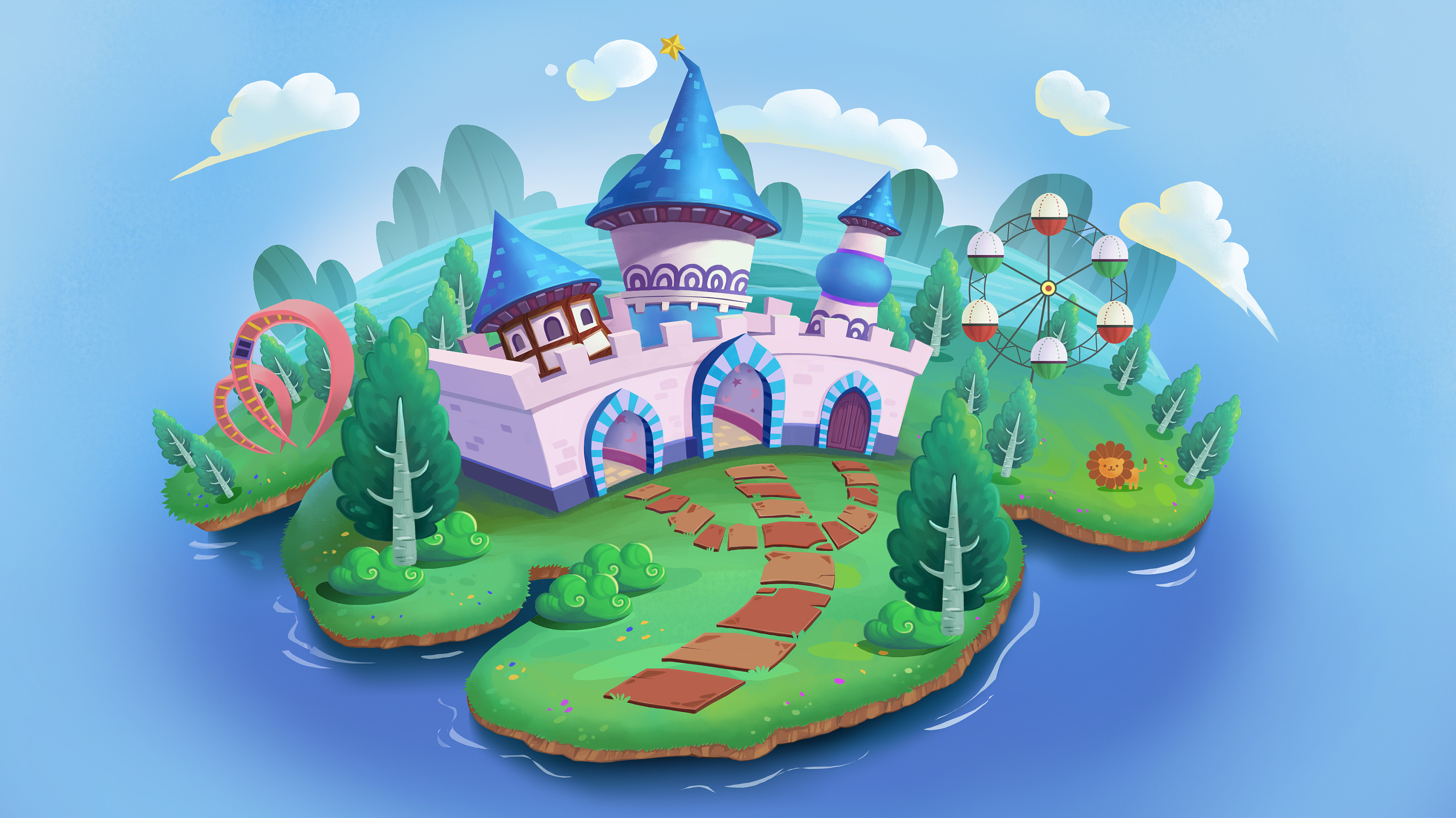 公园|插画|商业插画|孙西西 - 原创作品 - 站酷 (zcool)