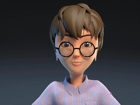 卡通角色 三维人物 3D建模 片头动画 视频制作 maya