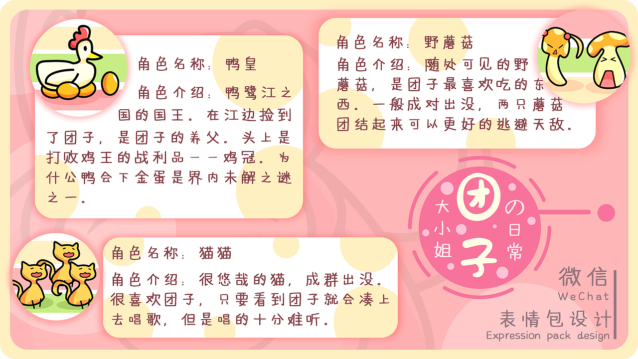 微信表情包～团子大小姐的日常！（图ZMTg2NjEzMDI4） - 网络表情 - 站酷设计师Aibooo原创素材 - 站酷ZCOOL