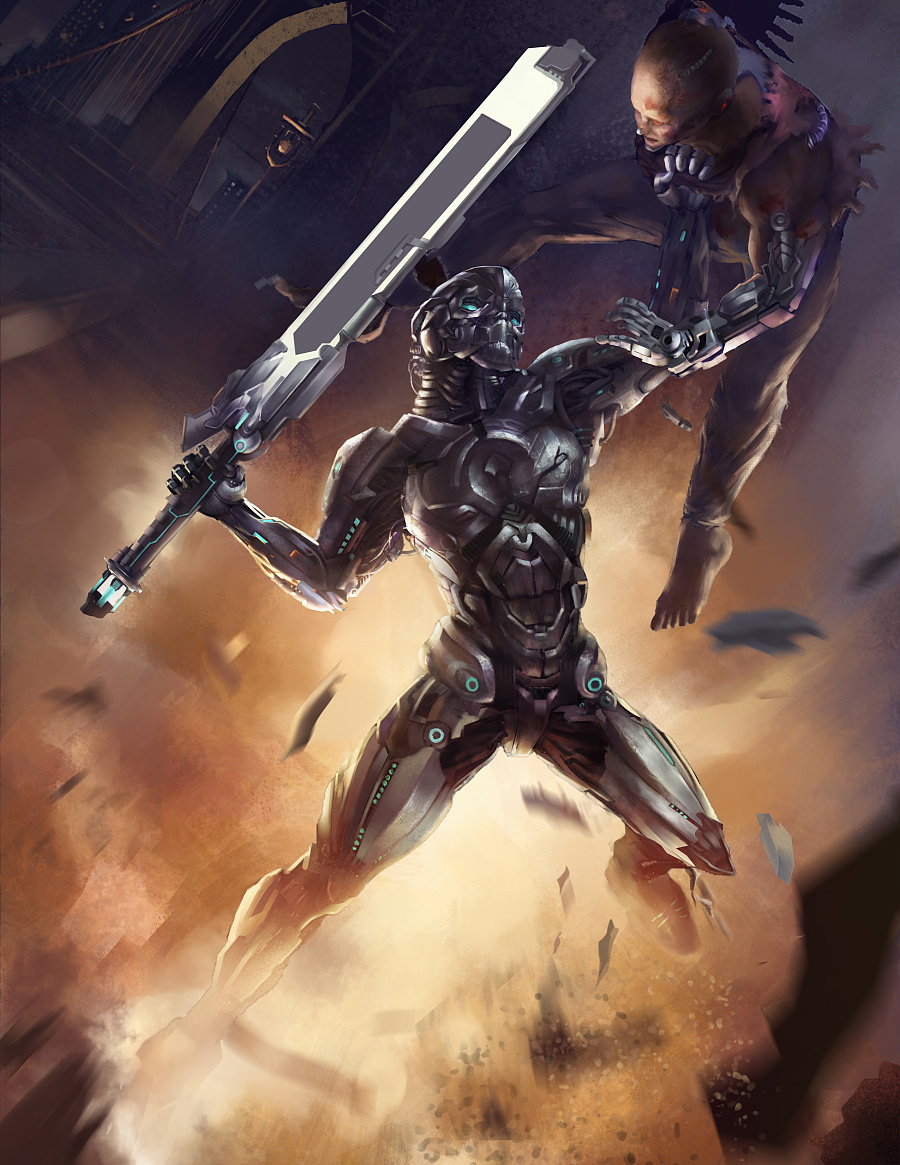 机甲 次时代设定 科幻 动态 未来战士 大战僵尸