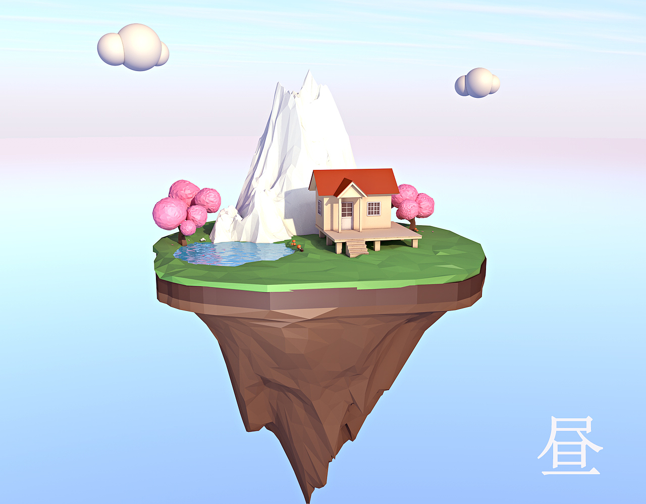 C4D练习——low poly（图ZMTE0MTE4NDk2） - 其他平面 - 站酷设计师咕咚723原创素材 - 站酷ZCOOL